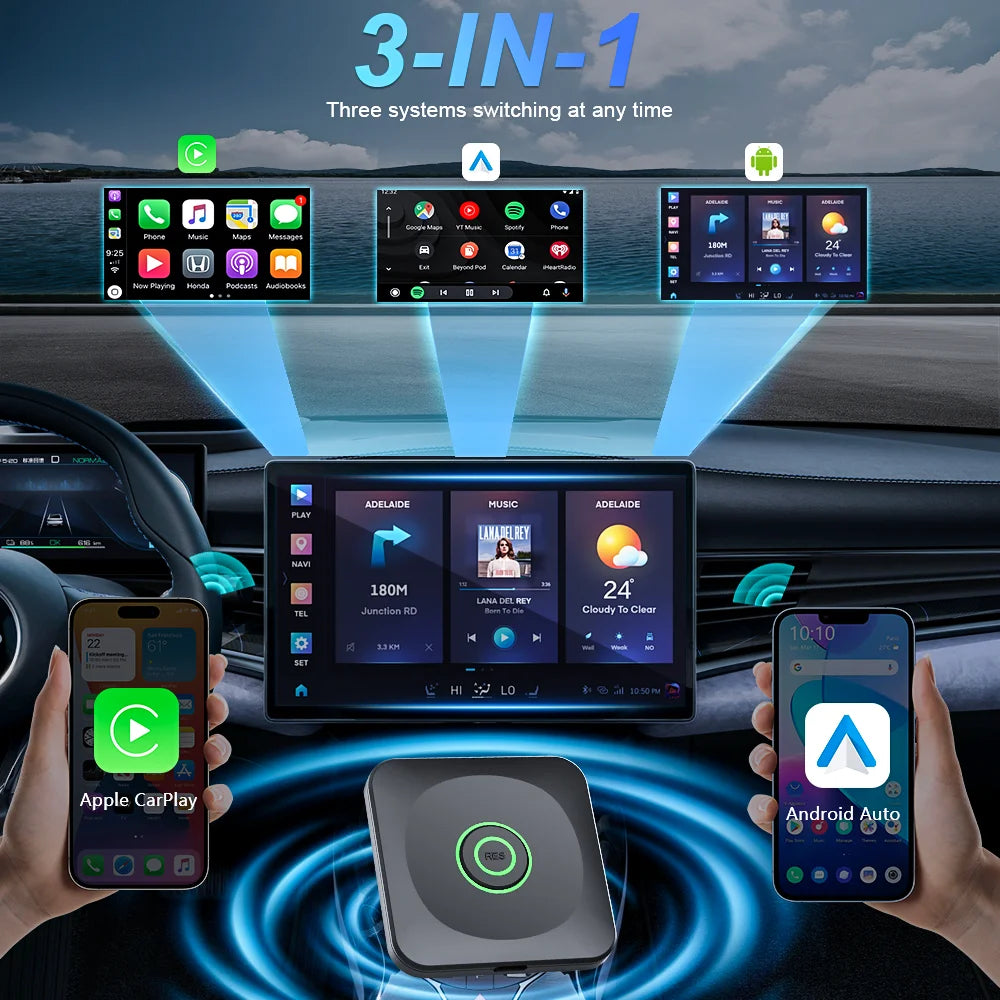 Apple CarPlay & Android Auto Wireless Adapter
