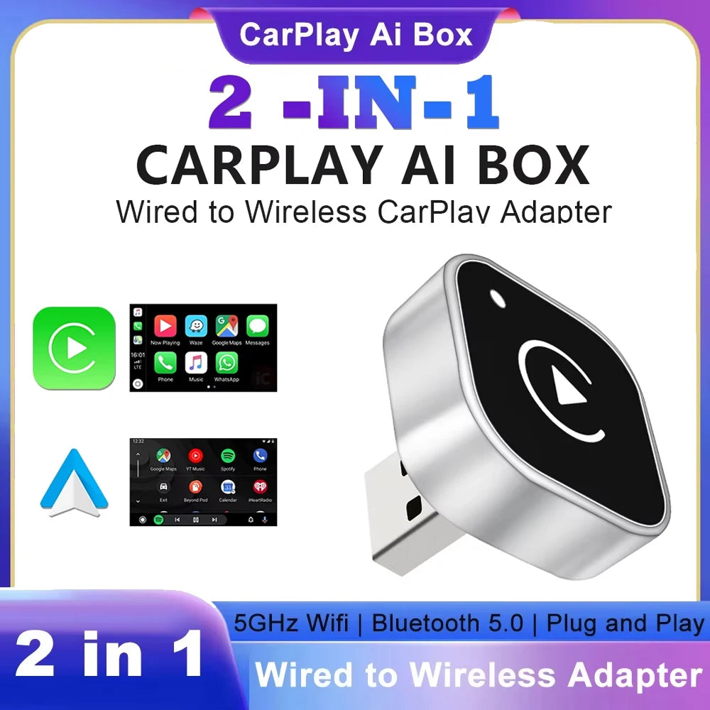 Apple CarPlay & Android Auto Wireless Adapter