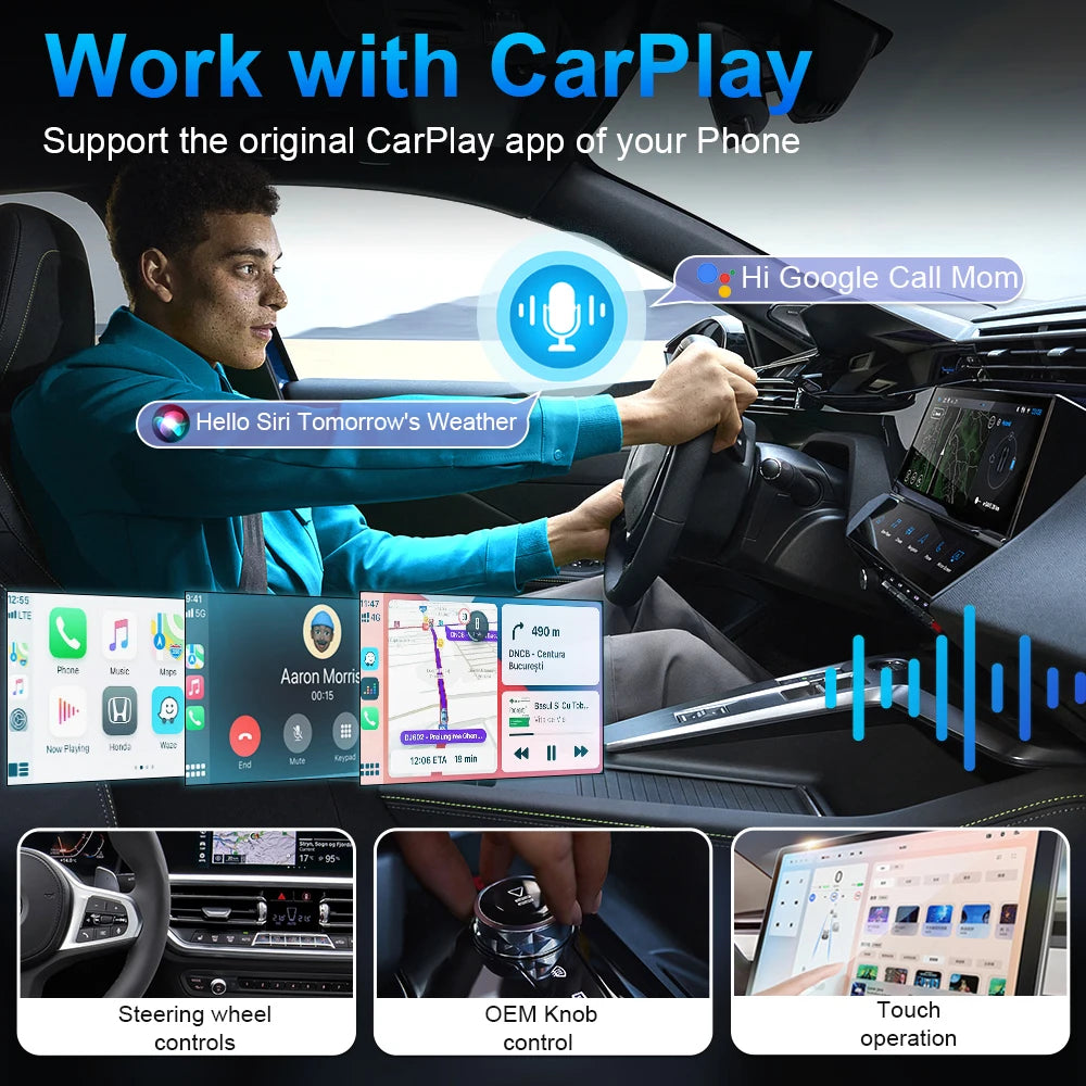Apple CarPlay & Android Auto Wireless Adapter